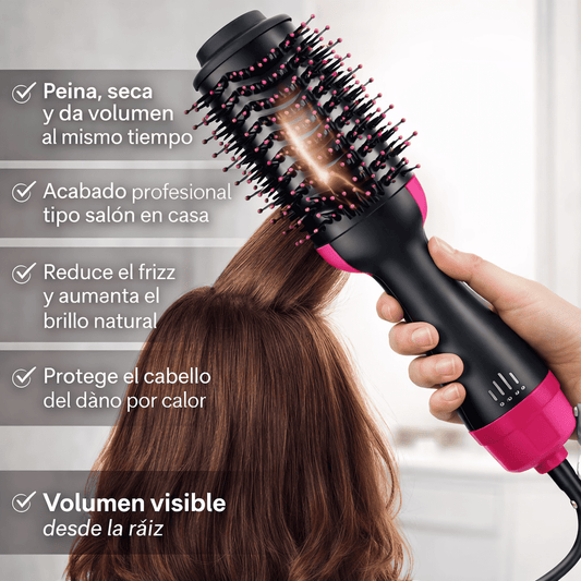 Cepillo Secador Todo en Uno – Peiná, Alisá y Rizá Fácilmente